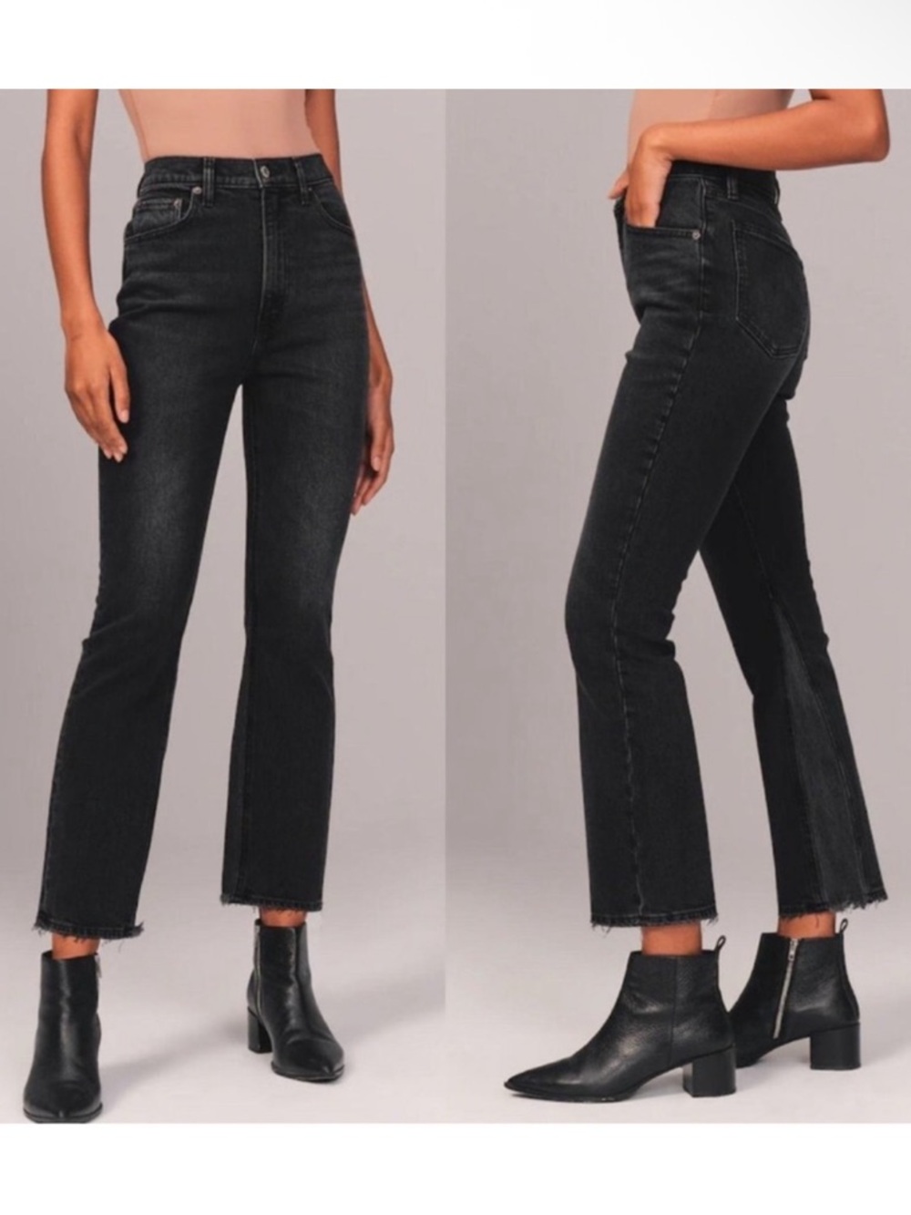 Abercrombie & Fitch 2S The Kick Flare Ultra High Rise Jeans